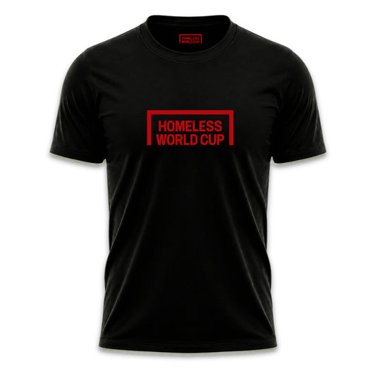 Homeless World Cup Mexico 26 Statement Black Tee
