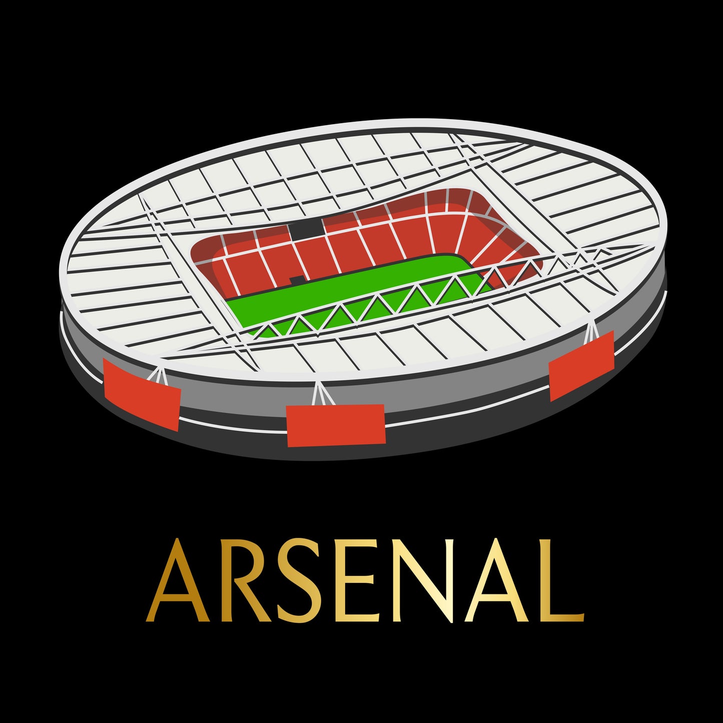 England Football Stadium Scratch-Off Map 25/26