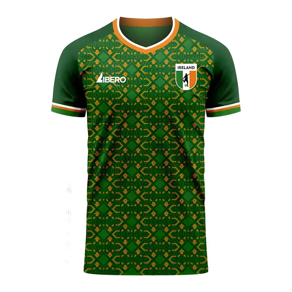 Ireland 2025-2026 Home Concept Football Kit (Libero) - Adult Long Sleeve_0