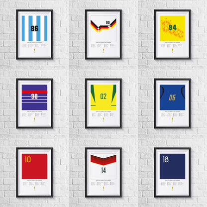 Argentina 1986 World Cup Squad Print