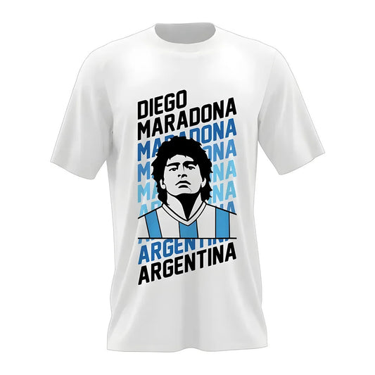 Diego Maradona Tribute Tee (White)_0