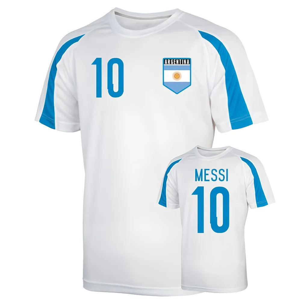 Argentina Sports Training Jersey (messi 10) - Kids_1