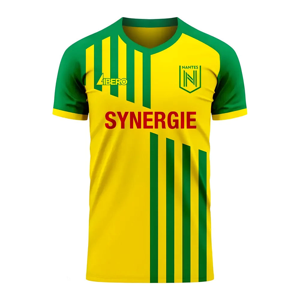 Nantes 2025-2026 Home Concept Football Kit (Libero) - Kids_0