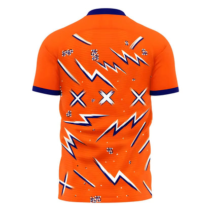  2025-2026 Netherlands Home Pre-Match Concept Shirt Kids Short Sleeve_1