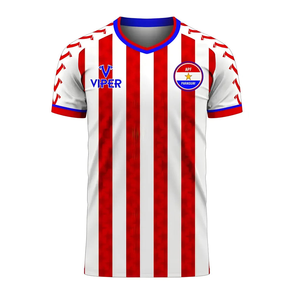 Paraguay 2025-2026 Home Concept Football Kit (Viper) - Womens_0