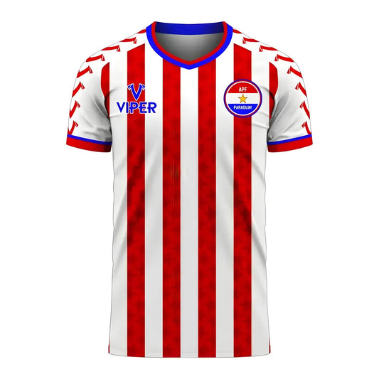 Paraguay 2025-2026 Home Concept Football Kit (Viper) - Womens_0