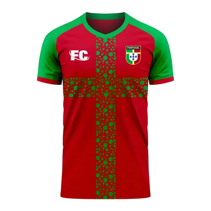 Portugal 2020-2021 Home Concept Football Kit (Fans Culture) - Kids_0