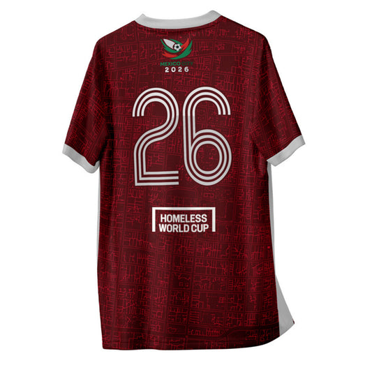 Homeless World Cup, Mexico City 26 Red Edition Jersey