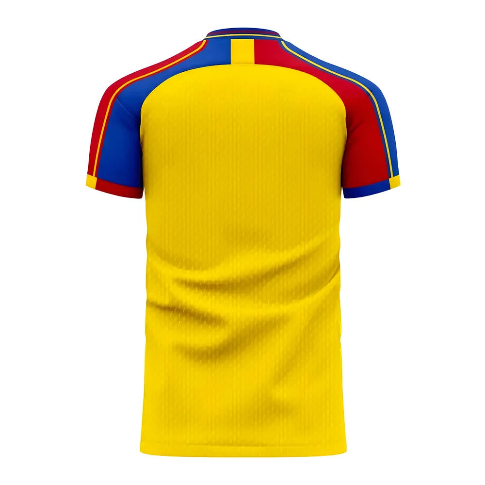 Romania 2025-2026 Home Concept Football Kit (Libero)_1