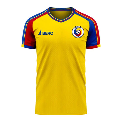 Romania 2025-2026 Home Concept Football Kit (Libero)_0