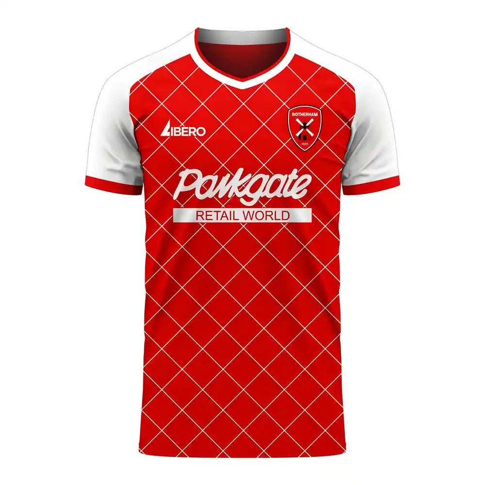 Rotherham 2025-2026 Home Concept Football Kit (Libero) - Kids_0