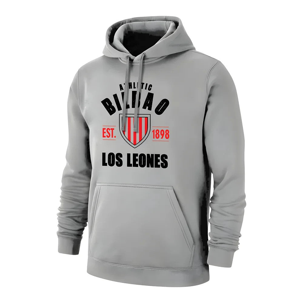 Athletic Bilbao \'Est.1898\' footer with hood - Grey_1