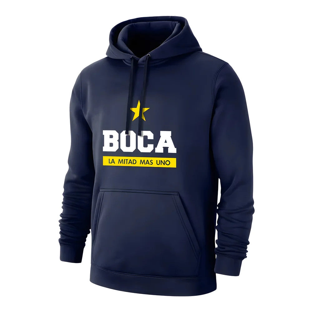 Boca Juniors \'Estrella\' footer with hood - Dark blue_1