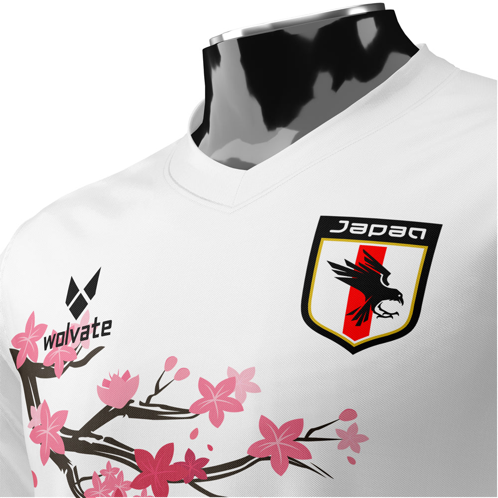 Japan Samurai Heritage Football Jersey (Wolvate) Kids Short Sleeve_2