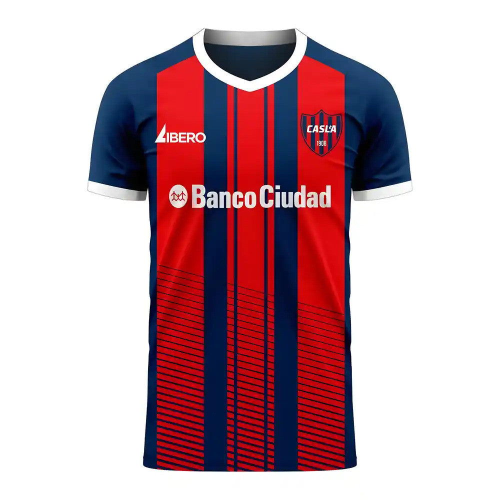 San Lorenzo 2025-2026 Home Concept Football Kit (Libero) - Kids_0