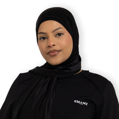 SMAMZ Modest Gymwear Hijab Black