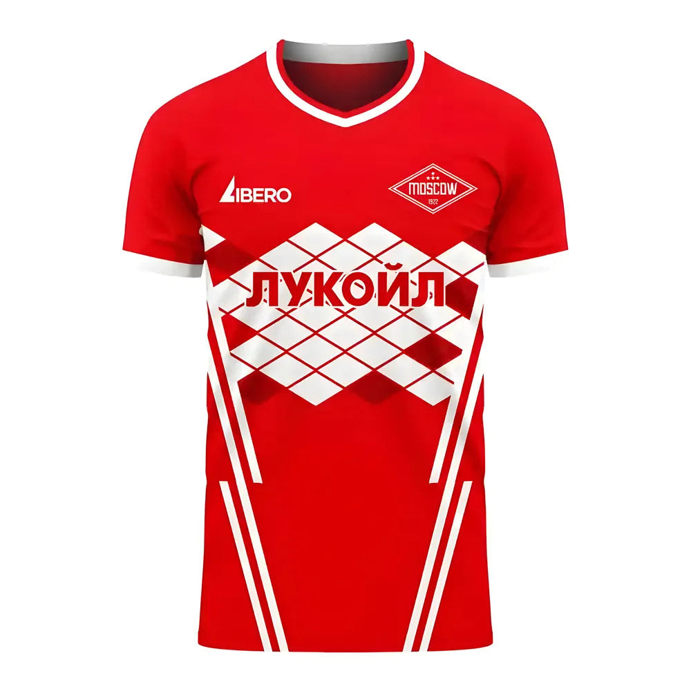Spartak Moscow 2025-2026 Home Concept Football Kit (Libero) - Adult Long Sleeve_0
