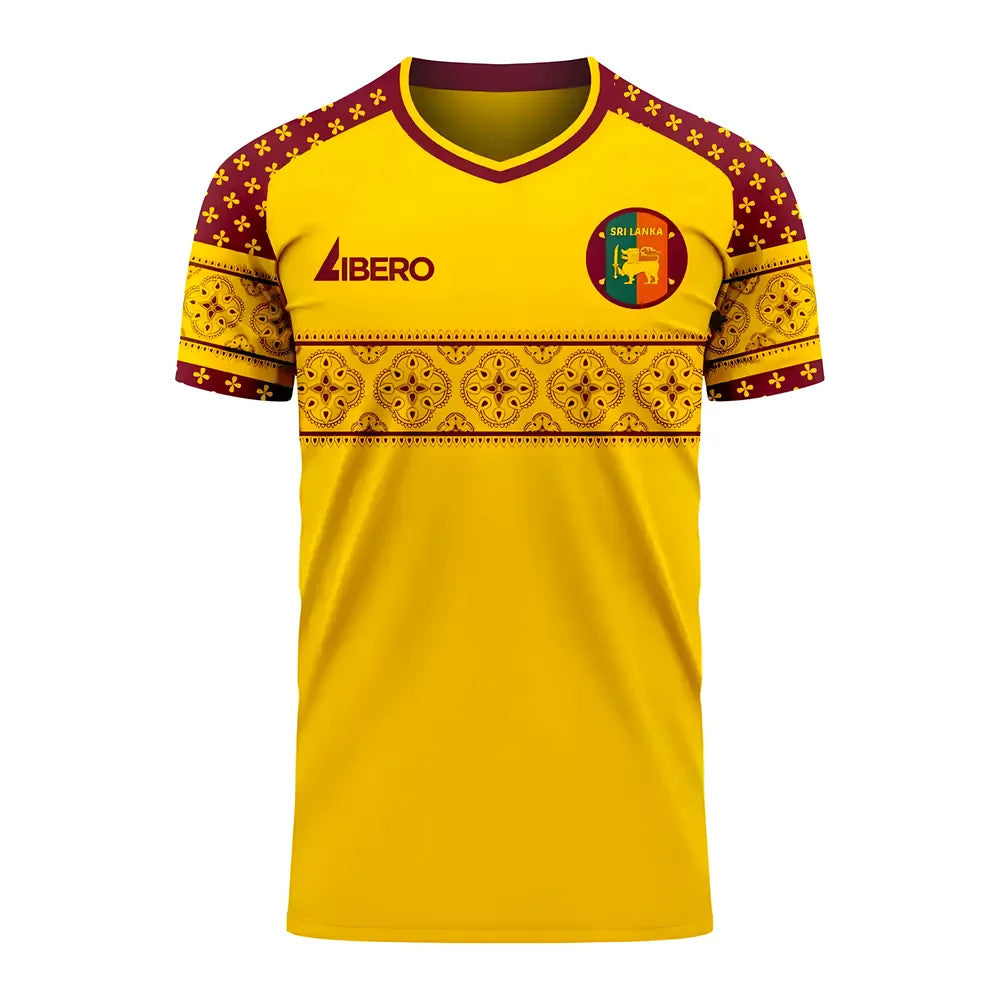Sri Lanka 2025-2026 Home Concept Football Kit (Libero) - Adult Long Sleeve_0