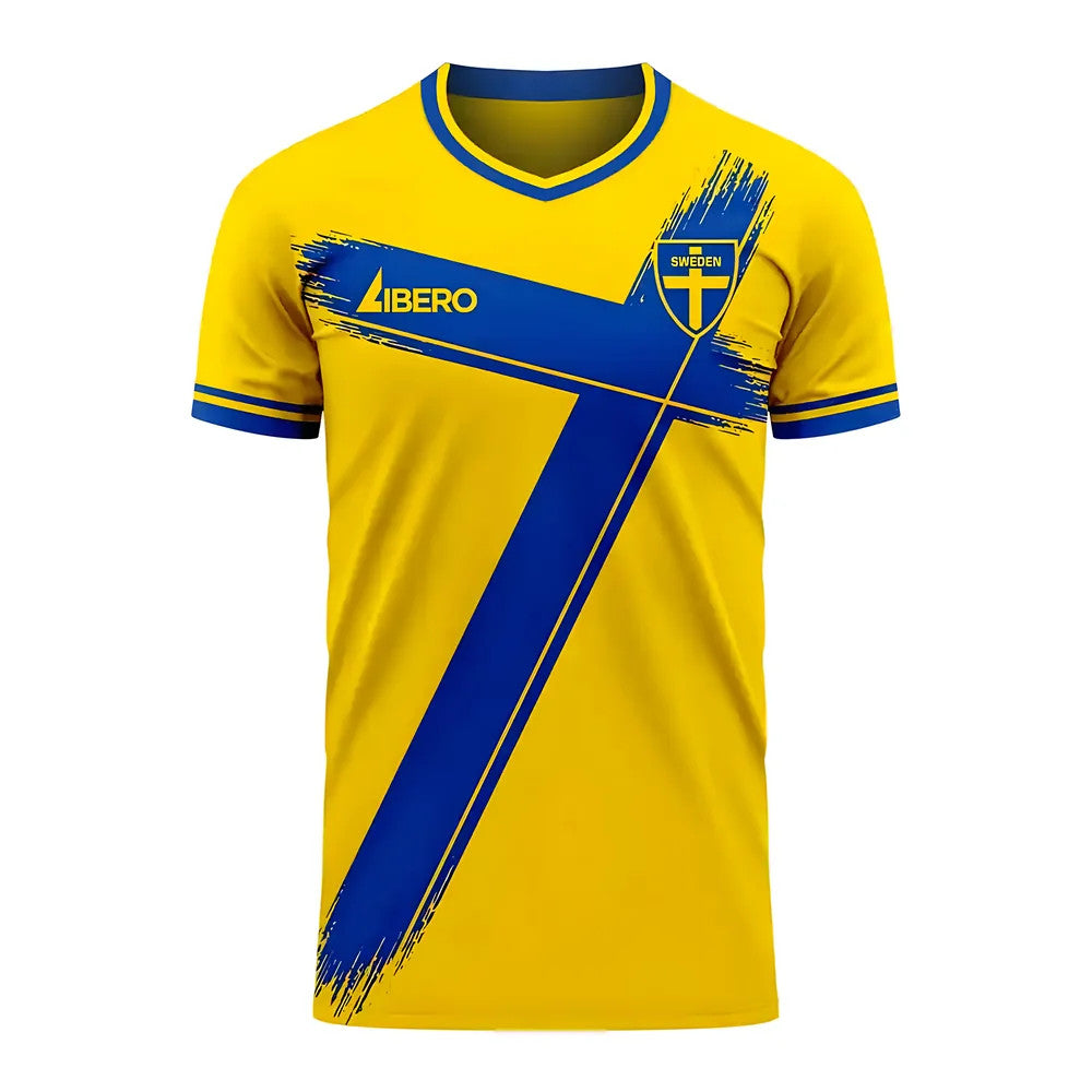 Sweden 2025-2026 Home Concept Football Kit (Libero)_0