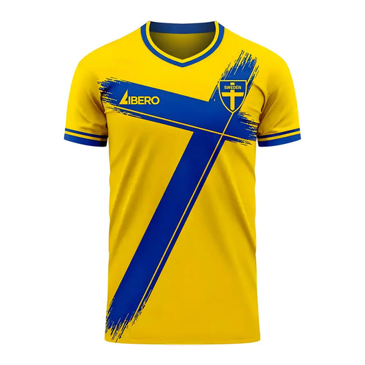 Sweden 2025-2026 Home Concept Football Kit (Libero)_0