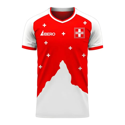 Switzerland 2025-2026 Home Concept Football Kit (Libero) - Womens_0