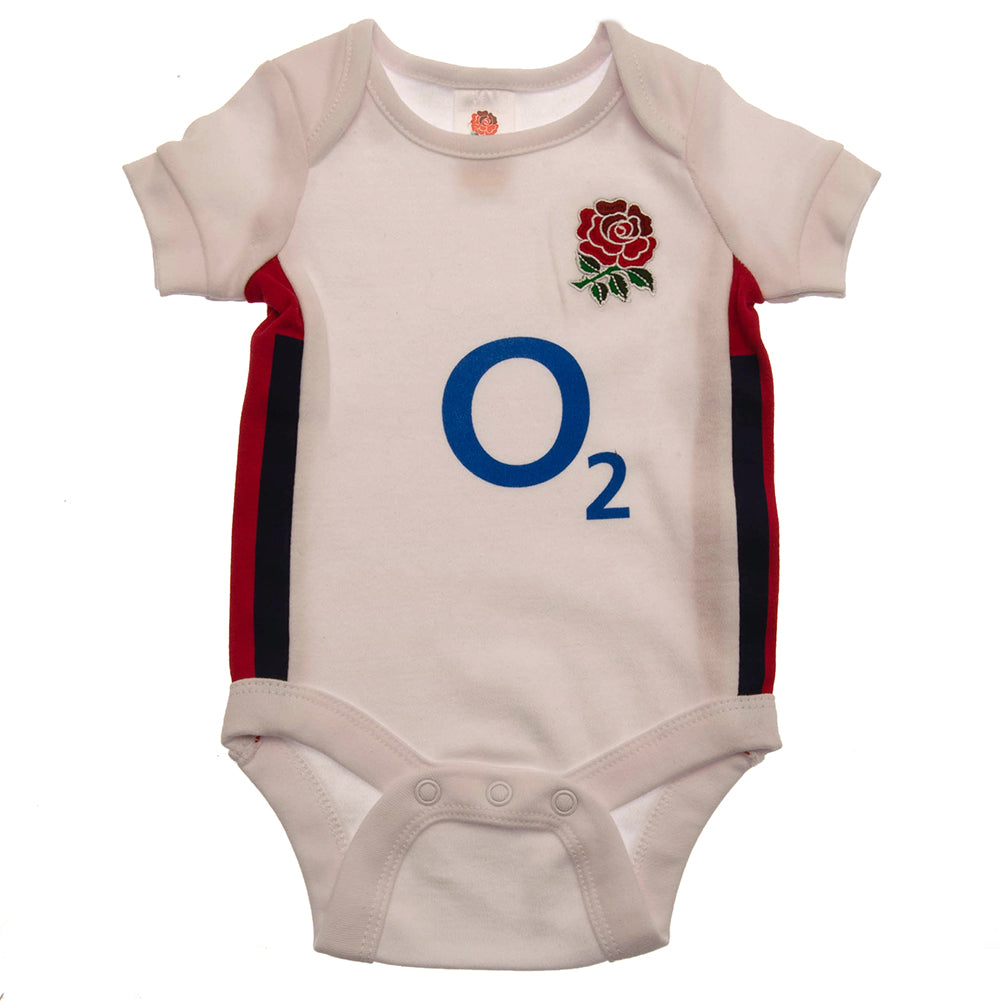 England RFU 2 Pack Bodysuit 9-12 Mths RB_1