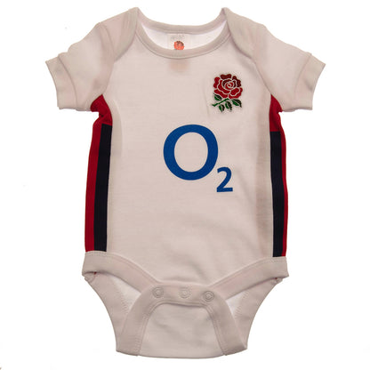 England RFU 2 Pack Bodysuit 9-12 Mths RB_1