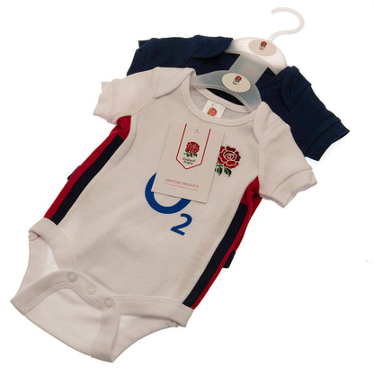 England RFU 2 Pack Bodysuit 9-12 Mths RB_3