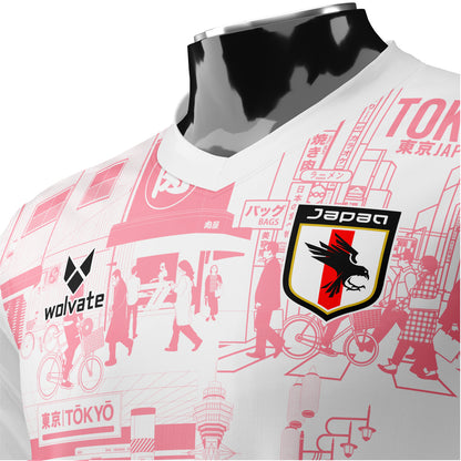 Japan Tokyo Heritage Football Jersey Red (Wolvate) Adult Short Sleeve_2
