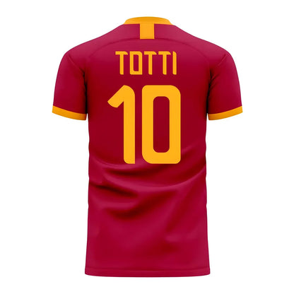 Roma Francesco Totti Tribute Home Shirt - Kids (Long Sleeve)_1