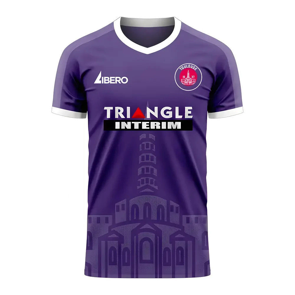 Toulouse 2025-2026 Home Concept Football Kit (Libero) - Adult Long Sleeve_0