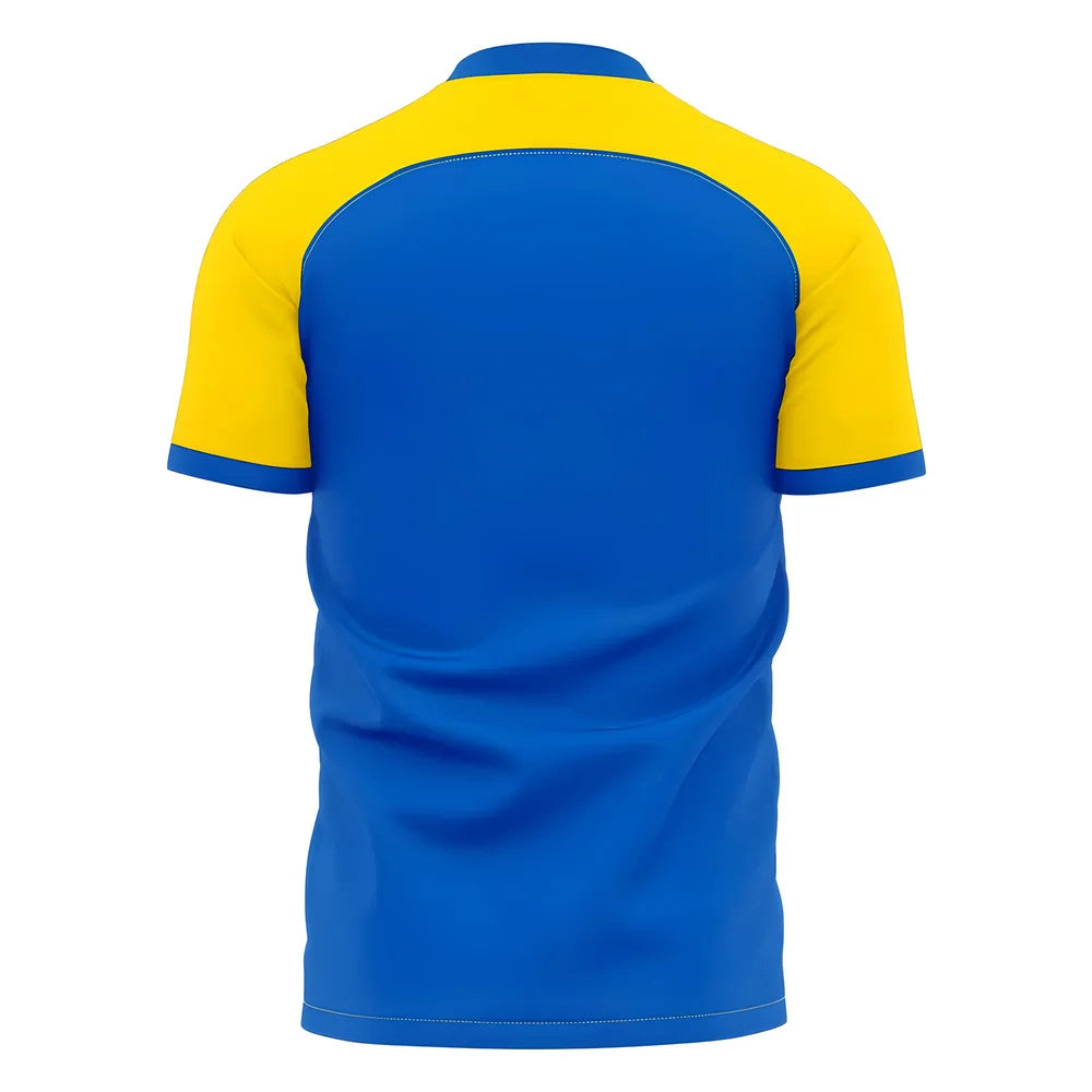 Ukraine Stop War Concept Football Kit (Libero) - Blue (SHEVCHENKO 7)_4