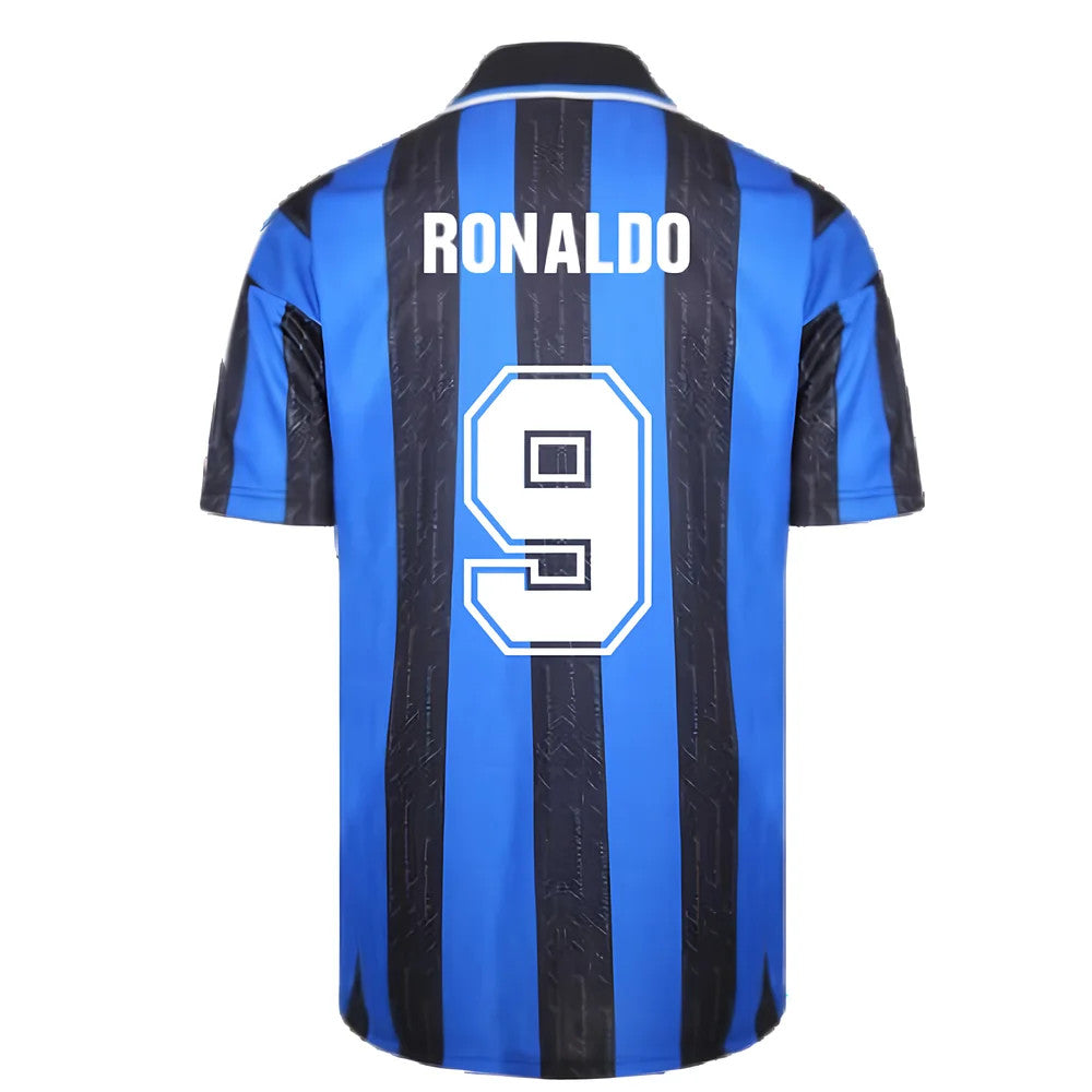 1998 Inter Milan Score Draw Home Shirt (RONALDO 9)_4