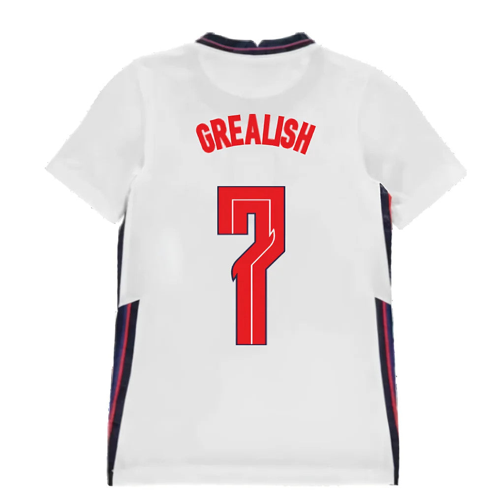 2020-2021 England Home Nike Football Shirt (Kids) (Grealish 7)_4