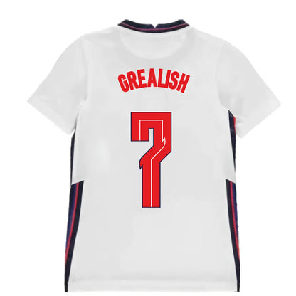 2020-2021 England Home Nike Football Shirt (Kids) (Grealish 7)_4
