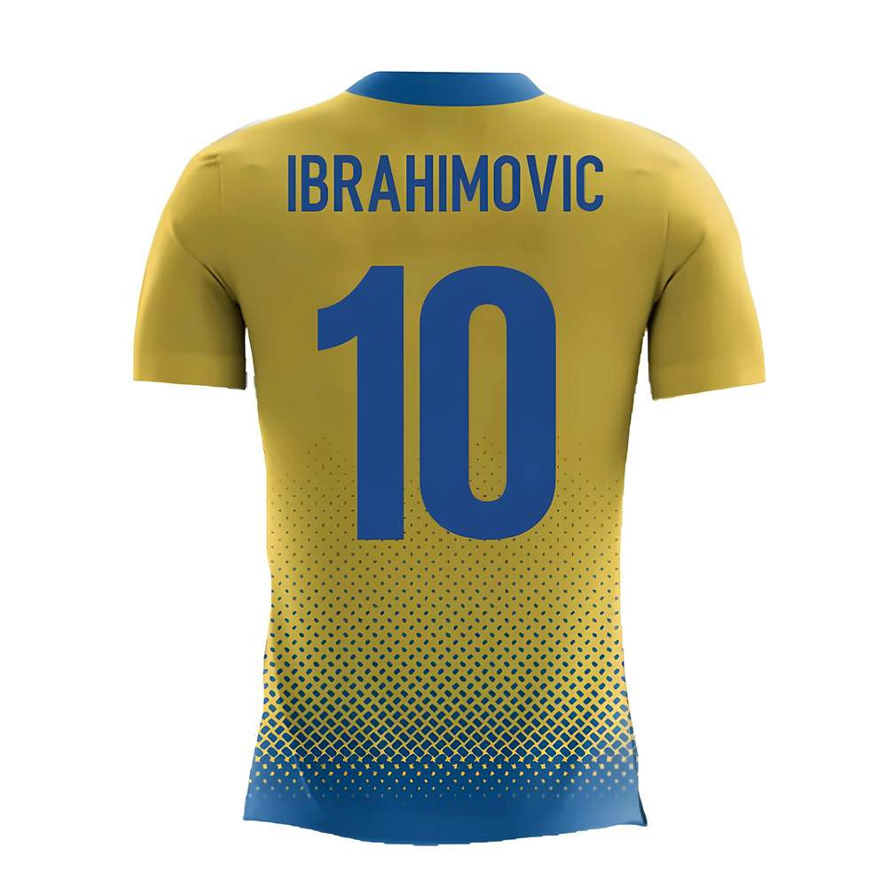 2025-2026 Sweden Airo Concept Home Shirt (Ibrahimovic 10) - Kids_4