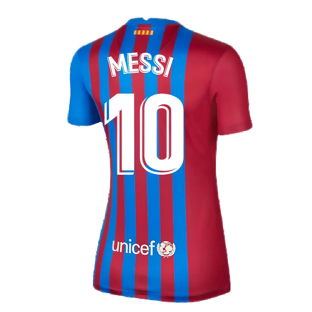 2021-2022 Barcelona Womens Home Shirt (MESSI 10)_4
