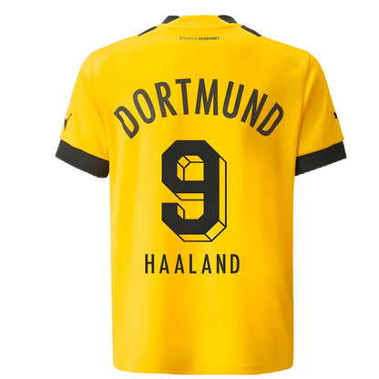 2022-2023 Borussia Dortmund Home Shirt (Kids) (HAALAND 9)_4