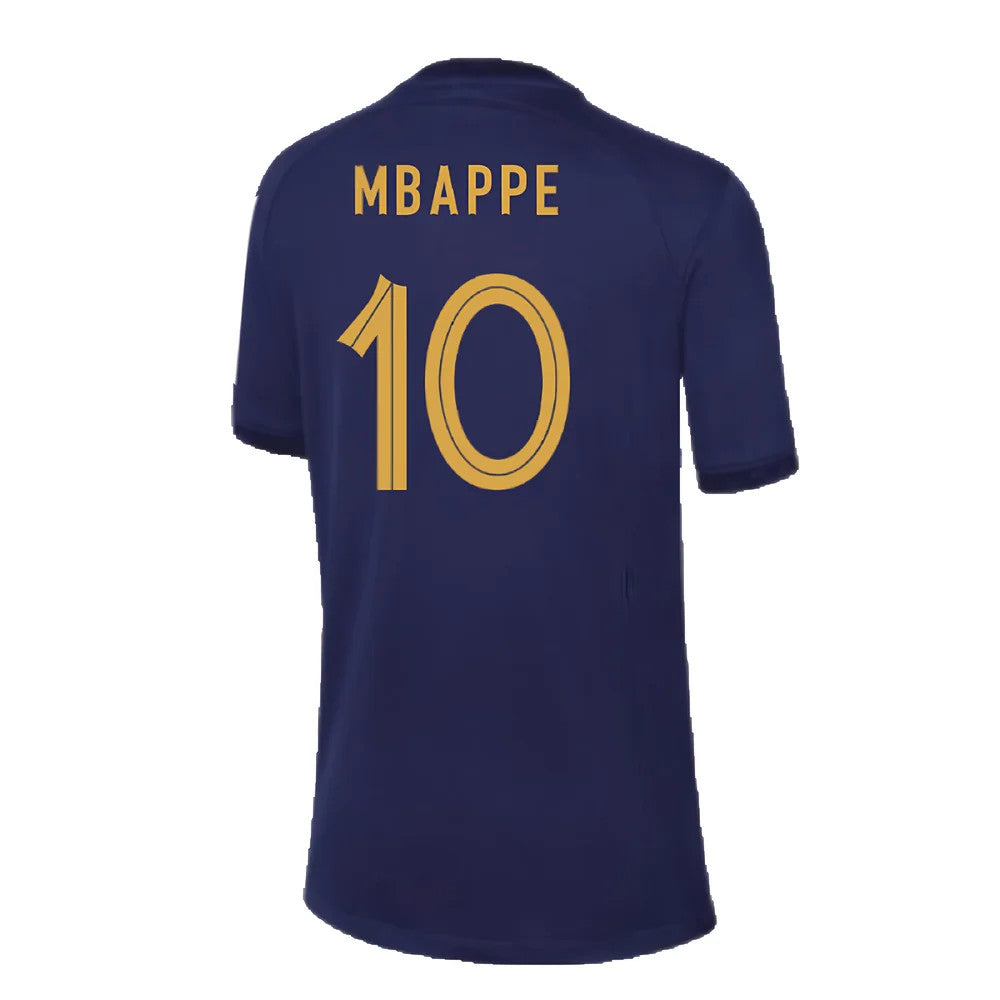 2022-2023 France Home Shirt - Kids (Mbappe 10)_4