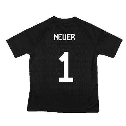 2023-2024 Bayern Munich Goalkeeper Shirt (Black) - Kids (NEUER 1)_4