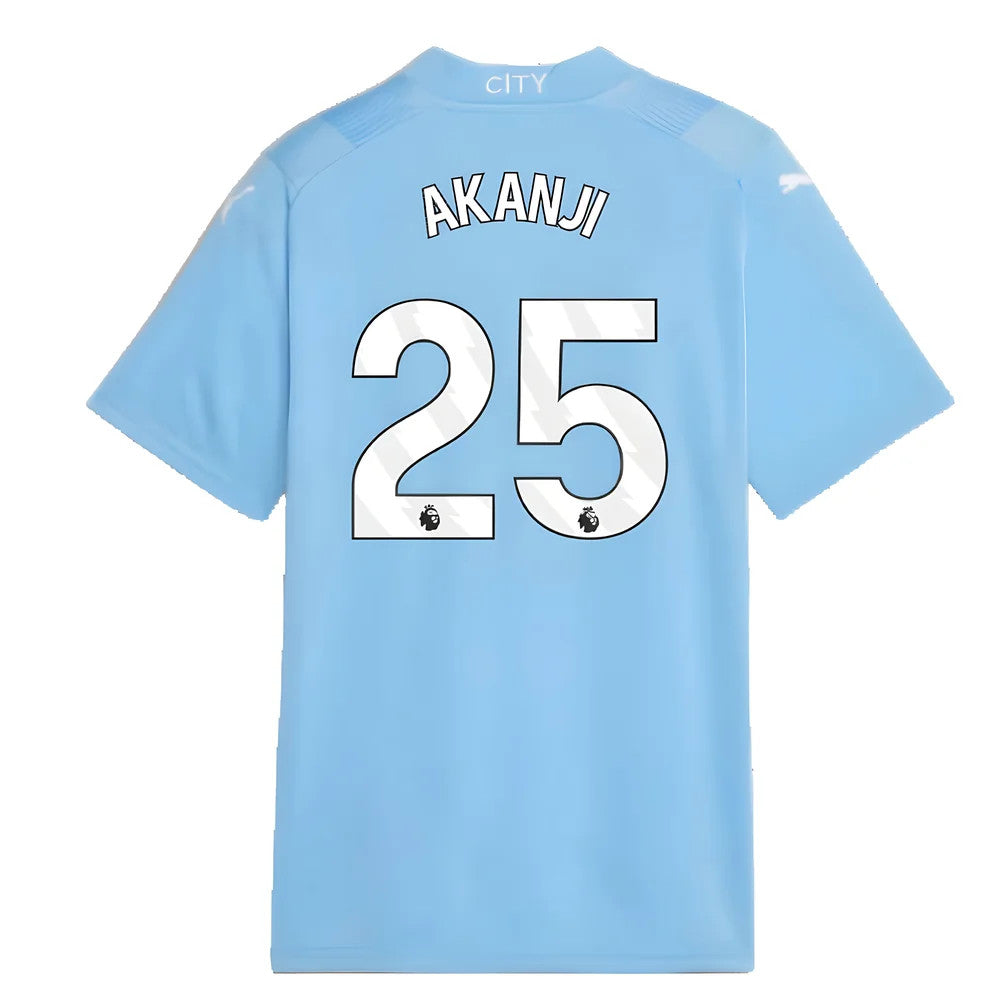 2023-2024 Man City Home Shirt (Kids) (AKANJI 25)_4
