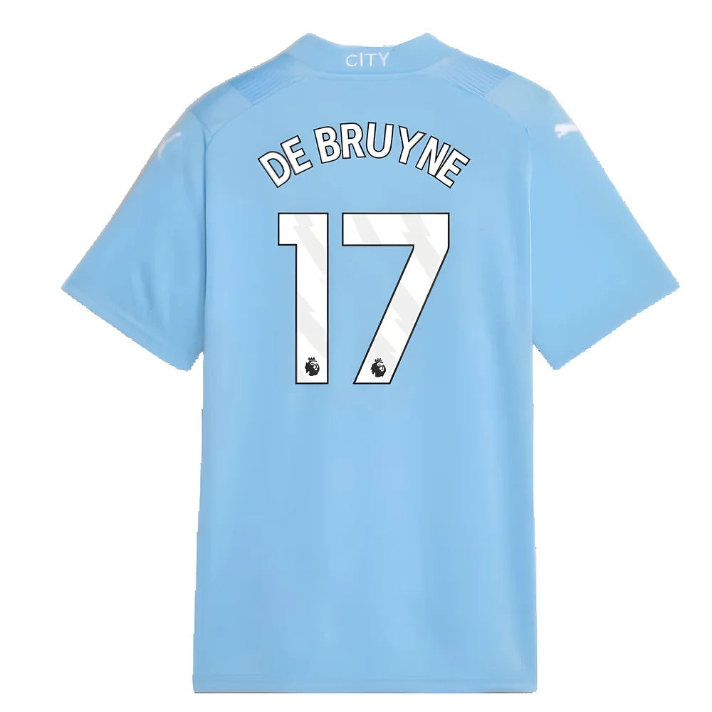 2023-2024 Man City Home Shirt (Kids) (DE BRUYNE 17)_4