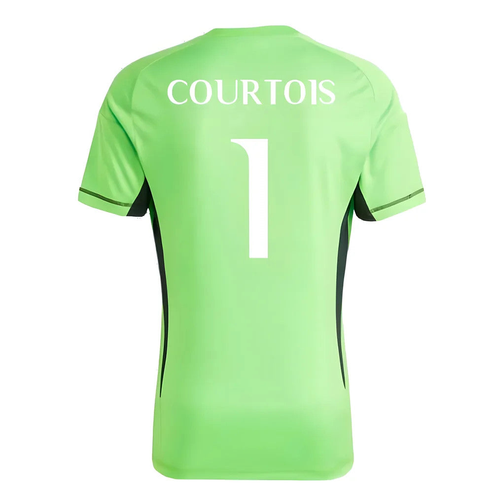 2023-2024 Real Madrid Home Goalkeeper Shirt (Solar Green) (COURTOIS 1)_4