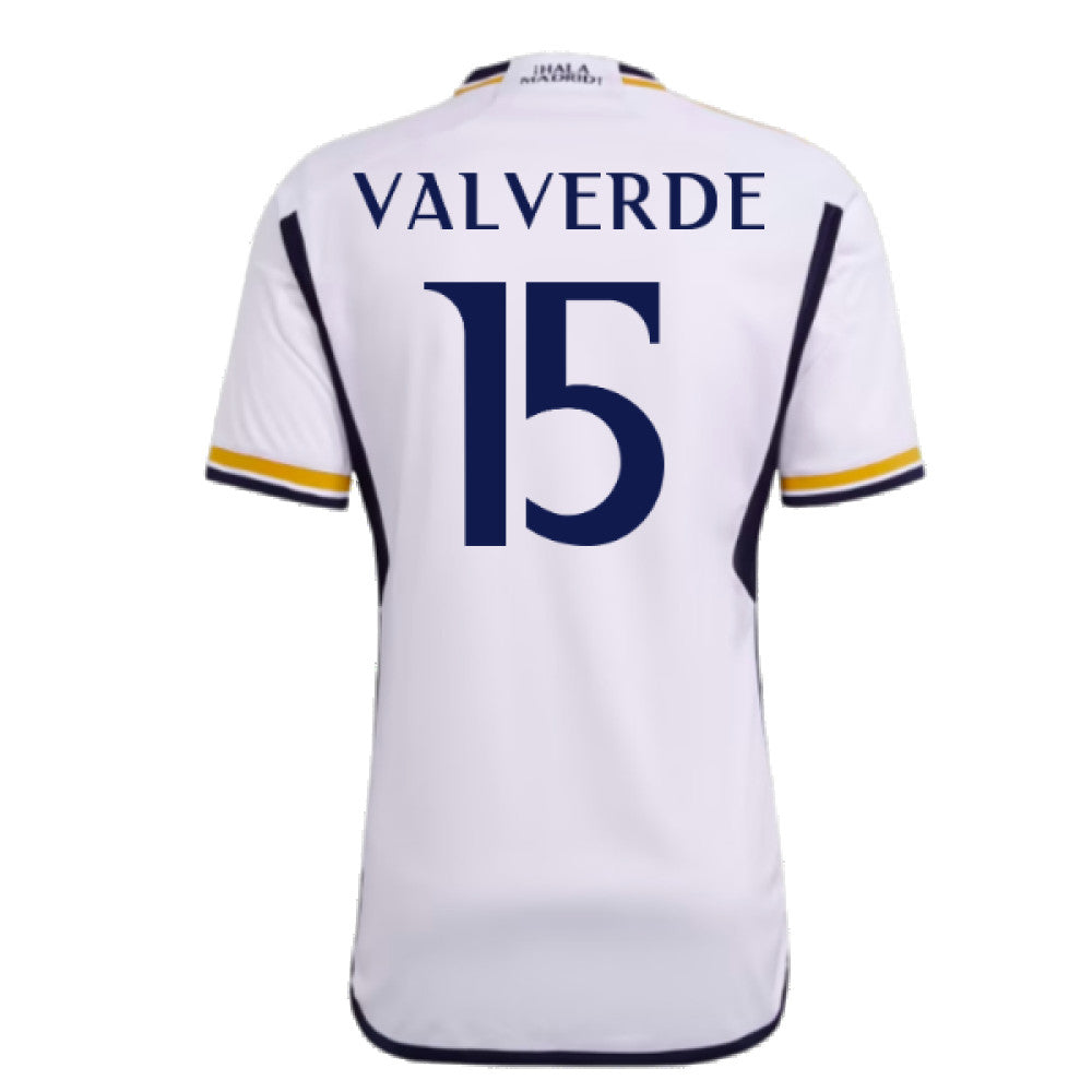 2023-2024 Real Madrid Home Shirt (Valverde 15)_4