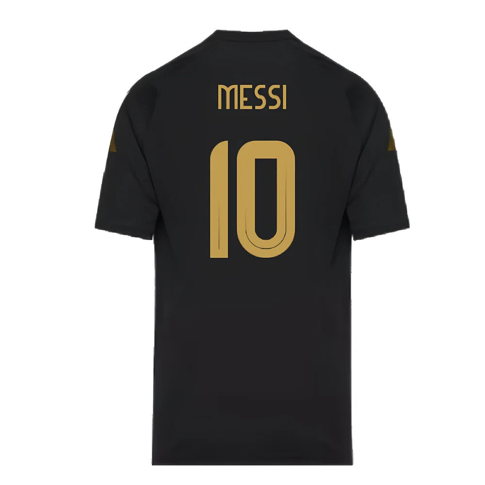2024-2025 Argentina Pre-Match Shirt (Black) - Kids (MESSI 10)_4