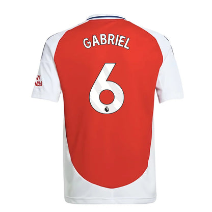 2024-2025 Arsenal Home Shirt (Kids) (Gabriel 6)_4