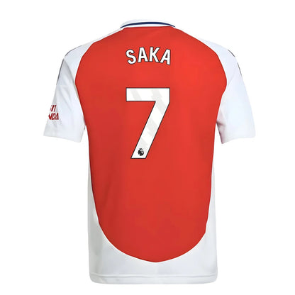 2024-2025 Arsenal Home Shirt (Kids) (Saka 7)_4