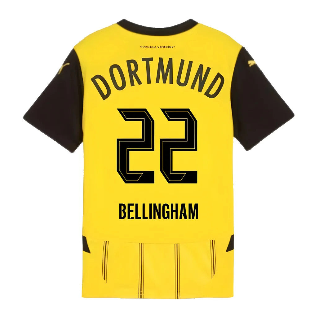 2024-2025 Borussia Dortmund Home Shirt (Kids) (Bellingham 22)_4