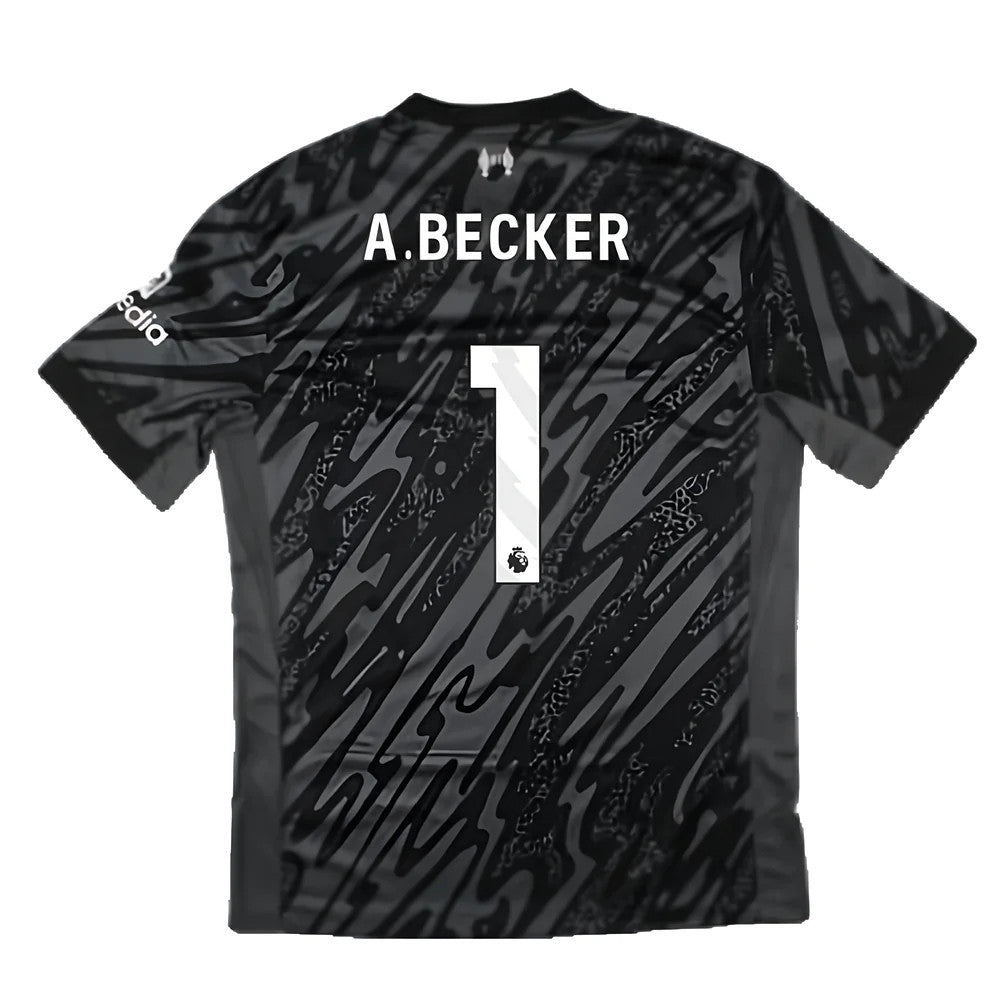 2024-2025 Liverpool Home Goalkeeper Shirt (Black) (A.Becker 1)_4