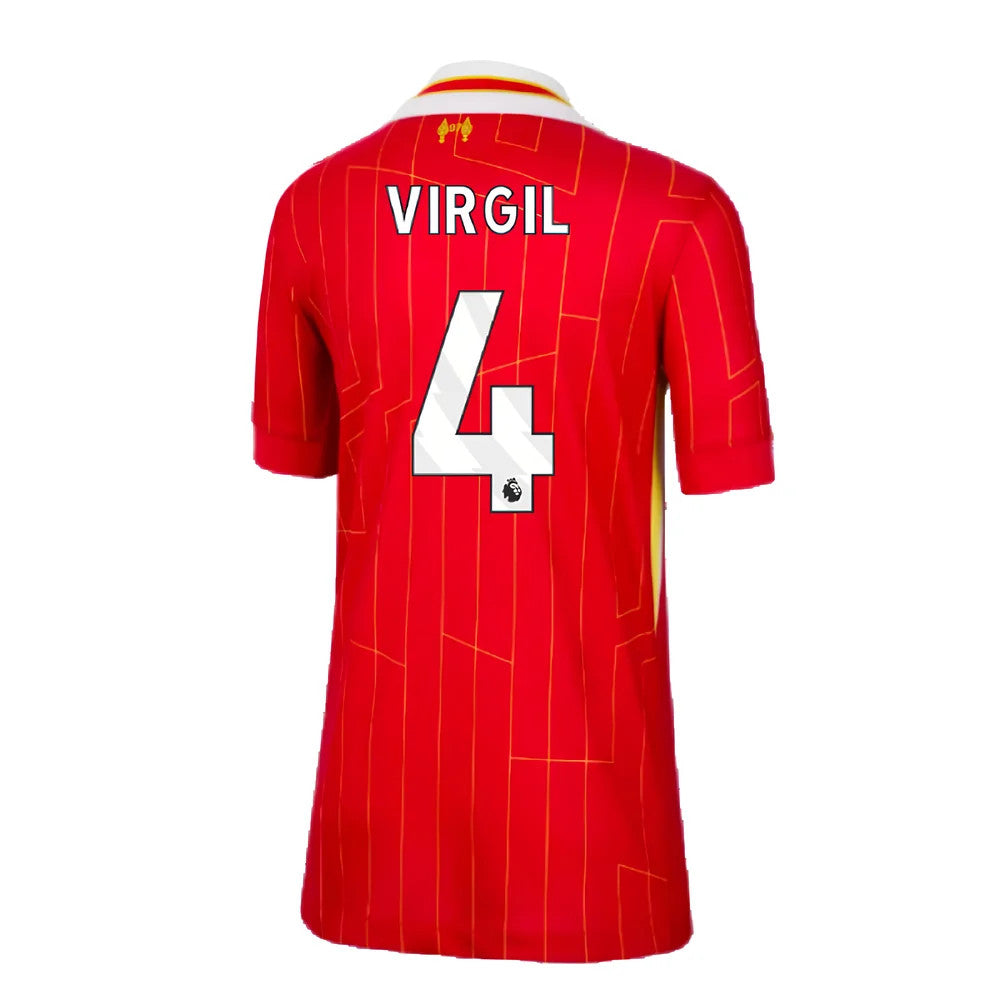 2024-2025 Liverpool Home Shirt (Kids) (Virgil 4)_4
